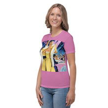 Load image into Gallery viewer, Camiseta para mujer Fiesta rosa tenue