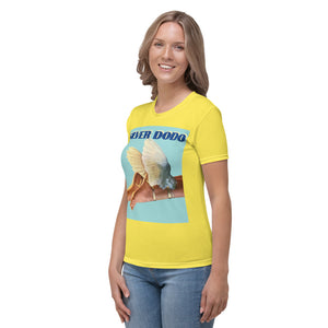 Camiseta para mujer Vuelo amarillo