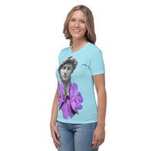 Load image into Gallery viewer, Camiseta para mujer Polenze azul celeste
