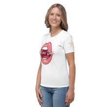 Load image into Gallery viewer, Camiseta para mujer Perla blanco Labios