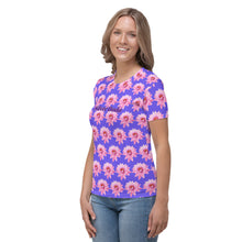 Load image into Gallery viewer, Camiseta para mujer  Carina Idara azul pizarra medio