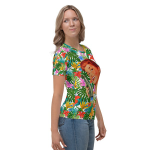 Camiseta para mujer Valeria tropical
