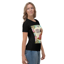 Load image into Gallery viewer, Camiseta para mujer Elsa negro Perfecto