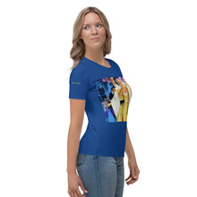 Load image into Gallery viewer, Camiseta para mujer Fiesta azul