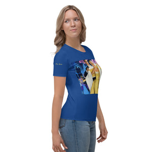 Camiseta para mujer Fiesta azul