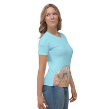 Load image into Gallery viewer, Camiseta para mujer Albane azul