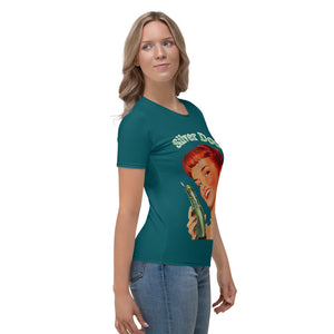 Camiseta para mujer Valeria verde