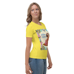 Camiseta para mujer Elsa amarillo