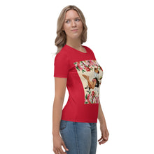 Load image into Gallery viewer, Camiseta para mujer Mara rojo
