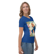 Load image into Gallery viewer, Camiseta para mujer Aina azul cerúleo