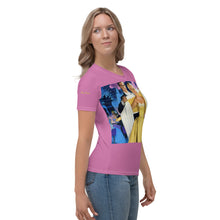 Load image into Gallery viewer, Camiseta para mujer Fiesta rosa tenue