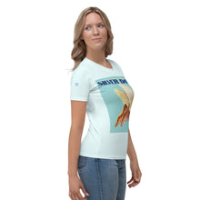 Load image into Gallery viewer, Camiseta para mujer Vuelo azul