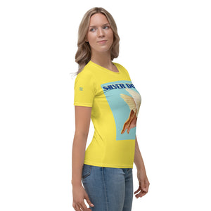 Camiseta para mujer Vuelo amarillo