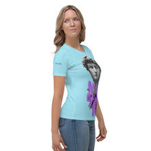 Load image into Gallery viewer, Camiseta para mujer Polenze azul celeste