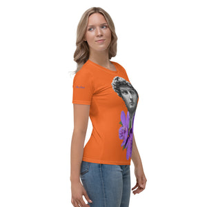 Camiseta para mujer Polenze naranja