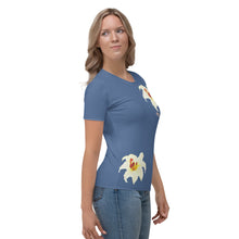 Load image into Gallery viewer, Camiseta para mujer Natalia Idara azul kashmer