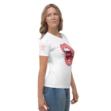 Load image into Gallery viewer, Camiseta para mujer Perla blanco Labios