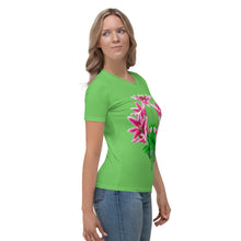 Load image into Gallery viewer, Camiseta para mujer Begoña Idara verde mantis

