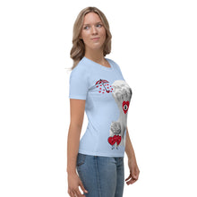Load image into Gallery viewer, Camiseta para mujer Arlene azul hawkes