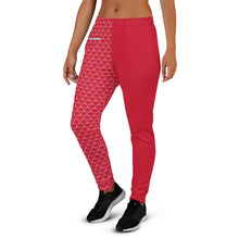 Load image into Gallery viewer, Pantalón de chándal mujer nubes rojo