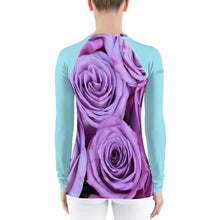 Load image into Gallery viewer, Camiseta técnica para mujer Saida turquesa