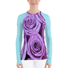 Load image into Gallery viewer, Camiseta técnica para mujer Saida turquesa