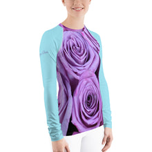 Load image into Gallery viewer, Camiseta técnica para mujer Saida turquesa