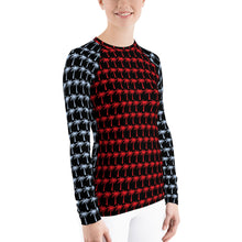 Load image into Gallery viewer, Camiseta técnica para mujer palmeras rojas azules negra