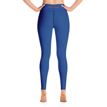 Load image into Gallery viewer, Leggings de yoga azul cerúleo oscuro