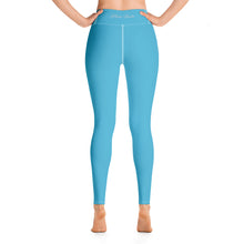 Load image into Gallery viewer, Leggings de yoga azul capri