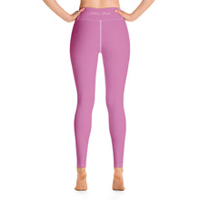 Load image into Gallery viewer, Leggings de yoga rosa tenue
