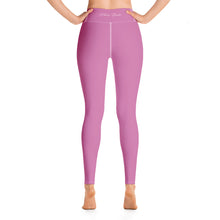 Load image into Gallery viewer, Leggings de yoga rosa tenue