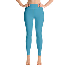 Load image into Gallery viewer, Leggings de yoga azul
