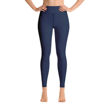 Load image into Gallery viewer, Leggings de yoga azul marino