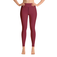 Load image into Gallery viewer, Leggings de yoga burdeos
