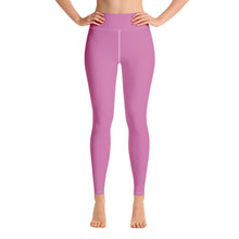 Load image into Gallery viewer, Leggings de yoga rosa tenue
