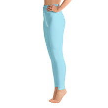 Load image into Gallery viewer, Leggings de yoga azul celeste