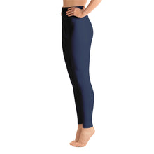 Load image into Gallery viewer, Leggings de yoga azul marino