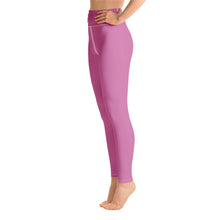 Load image into Gallery viewer, Leggings de yoga rosa tenue