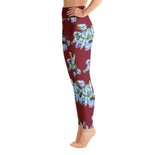 Load image into Gallery viewer, Leggings de yoga Xenia Idara burdeos
