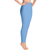 Load image into Gallery viewer, Leggings de yoga azul bebé