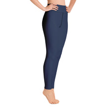 Load image into Gallery viewer, Leggings de yoga azul marino