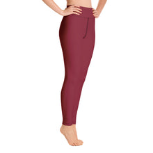 Load image into Gallery viewer, Leggings de yoga burdeos