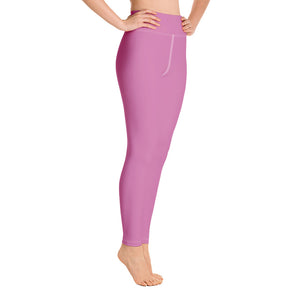 Leggings de yoga rosa tenue
