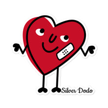 Load image into Gallery viewer, Pegatinas antiburbujas Corazón Herido