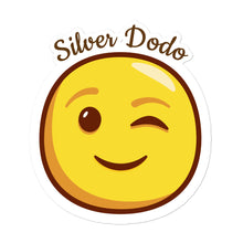 Load image into Gallery viewer, Pegatinas antiburbujas Emoticono Guiño