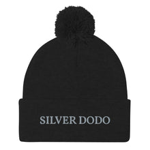 Load image into Gallery viewer, Gorro con pompón unisex volkorn bordado gris