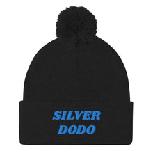 Load image into Gallery viewer, Gorro con pompón unisex shrickhand bordado azul claro