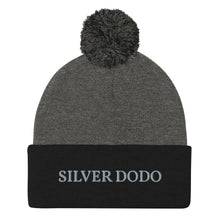 Load image into Gallery viewer, Gorro con pompón unisex volkorn bordado gris