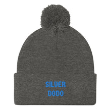 Load image into Gallery viewer, Gorro con pompón unisex germania bordado azul claro